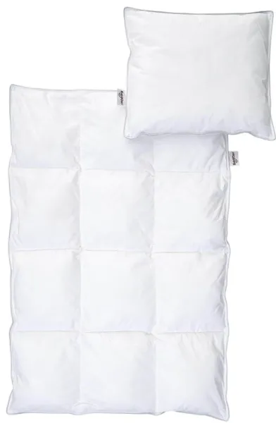 BabyDan Heart Microfiber babydyne og babypude, 67x100/40x45 cm